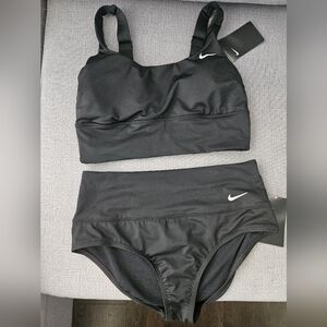 NWT. Nike 2-pc bikini set, Medium, Black